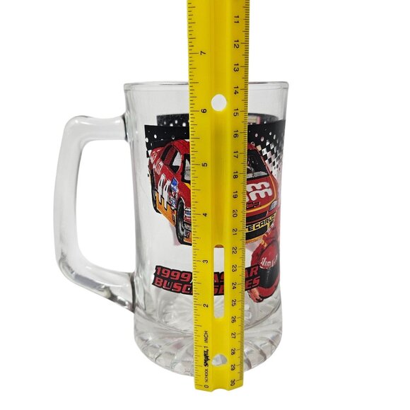 Vtg 1999 Nascar Glass Collectors Mug Busch Series Slim Jim 44 Racing Team - Picture 10 of 16